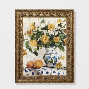 New 16"x20" Floral Painting Wall Art from Threshold™ designed with Studio McGee